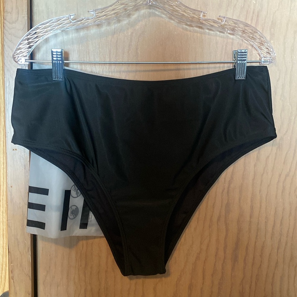 SHEIN swim bottoms, black, 2XL